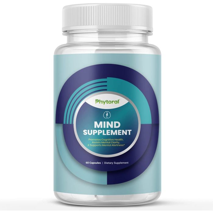Phytoral Mind Supplement Brain Booster Supplement 60 Caps - supplemynts.com