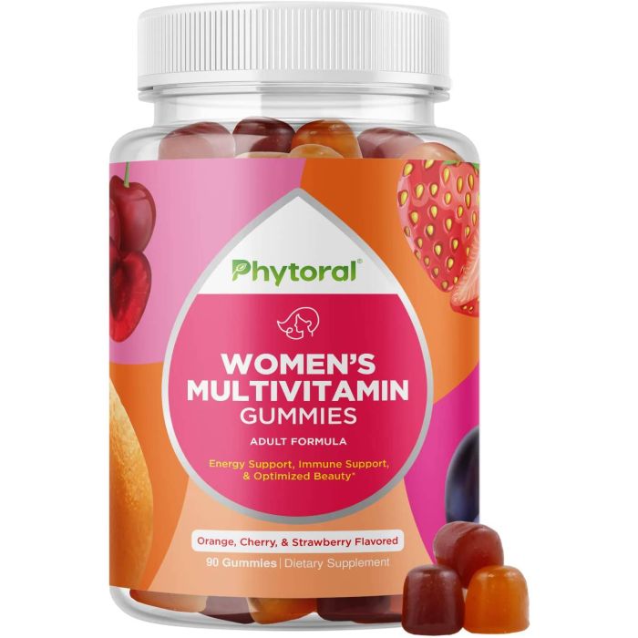 Phytoral Women's Multivitamin Flavored 90 Gummies Adult Formula - supplemynts.com
