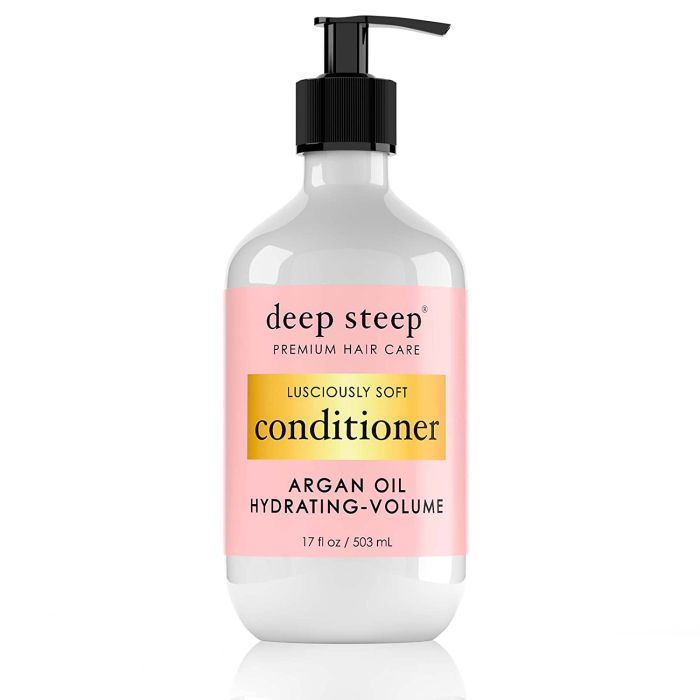 Premium Argan Oil Hydrating Volume Conditioner 17 Oz Deep Steep - supplemynts.com