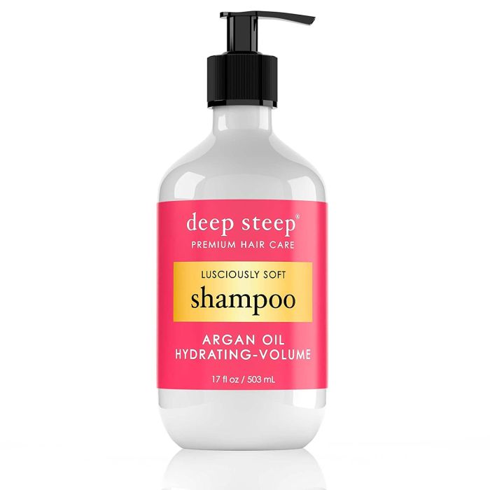 Premium Argan Oil Hydrating Volume Shampoo 17 Oz Deep Steep - supplemynts.com