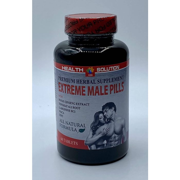 Premium Herbal Extreme Male 2 Bottles 120 Pills Health Solution - supplemynts.com