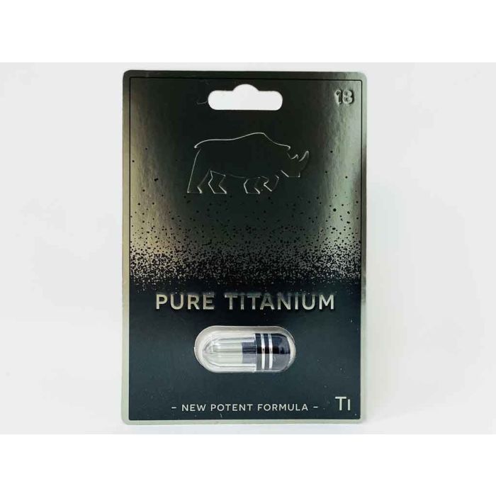 Pure Titanium Ti Male Sexual Enhancement Black Silver Pill - supplemynts.com