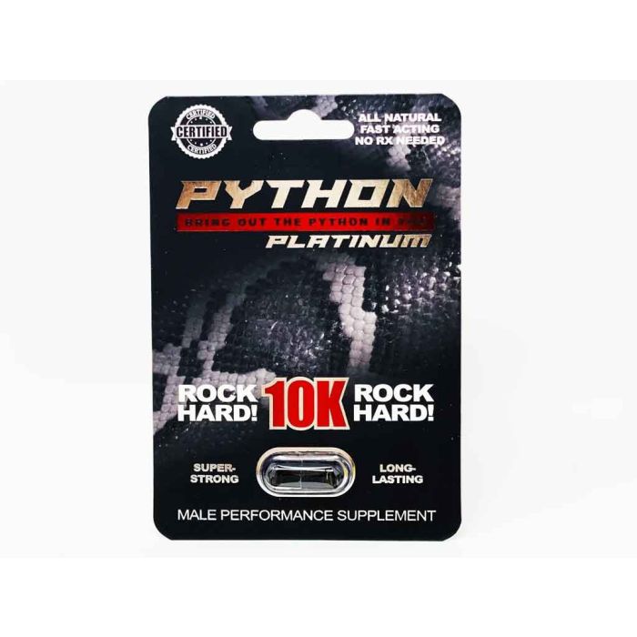 Python 10K Platinum Male Enhancement Supplement Pill - supplemynts.com