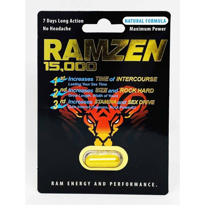 Ramzen 15000 Male Enhancement Gold Pill 7 Days - supplemynts.com