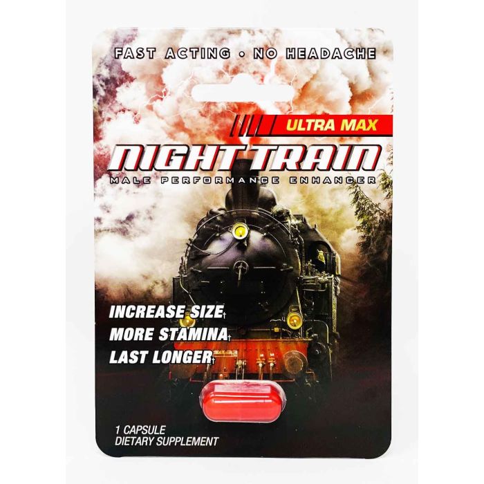 Red Pill Night Train Ultra Max 1600mg Male Enhancement - supplemynts.com