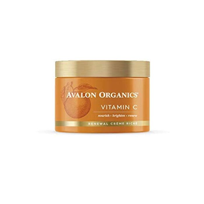 Renewal Crème Riche Vitamin C 1.7 Oz Avalon Organics Vegan - supplemynts.com