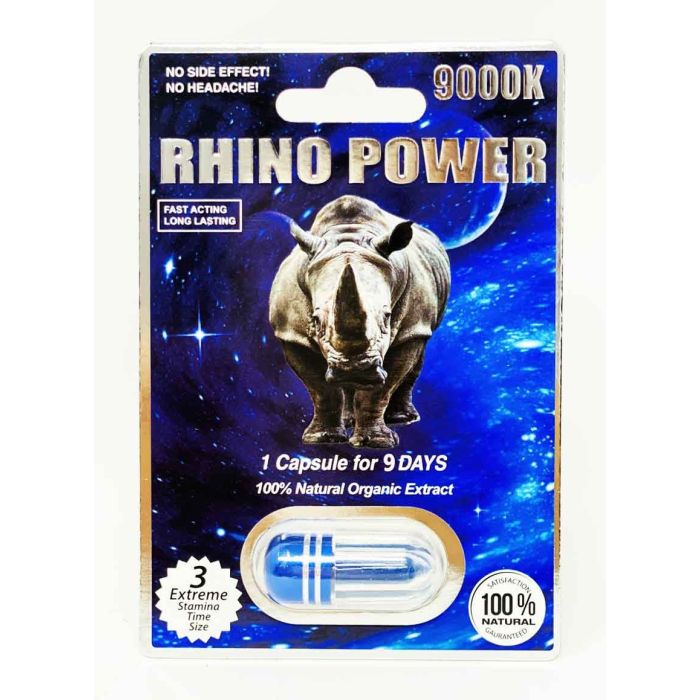 Rhino Power 9000k Male Sexual Enhancement Pill - supplemynts.com