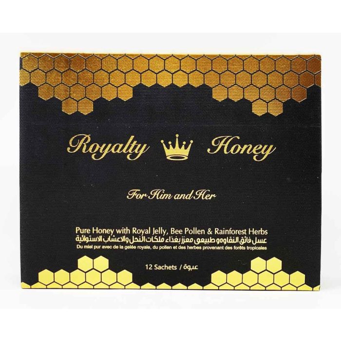 Royalty Male And Female Enhancement 12 Honey Sachet Pack - supplemynts.com