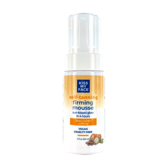 Self Tanning Firming Mousse 3 Oz Kiss My Face Vegan Cruelty Free - supplemynts.com