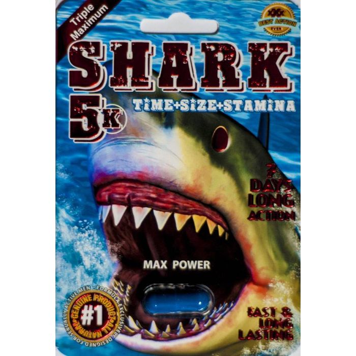Shark 5k Pill Sexual Enhancement Max Power For Men - supplemynts.com