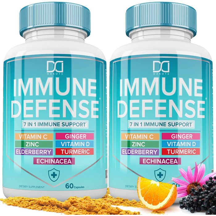 Supplement Dakota Immune Defense Vitamins 7 In 1 Gluten Free - supplemynts.com