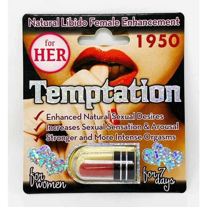 Temptation 1950 For Her Libido Natural Enhancement Red Pill - supplemynts.com