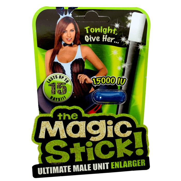 The Magic Stick 15000iu Ultimate Male Unit Enhancer Blue Pills - supplemynts.com