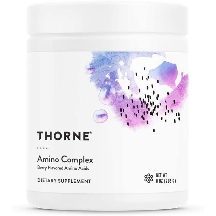 Thorne Amino Complex Berry Flavored BCAA 8 oz Dietary Supplement - supplemynts.com