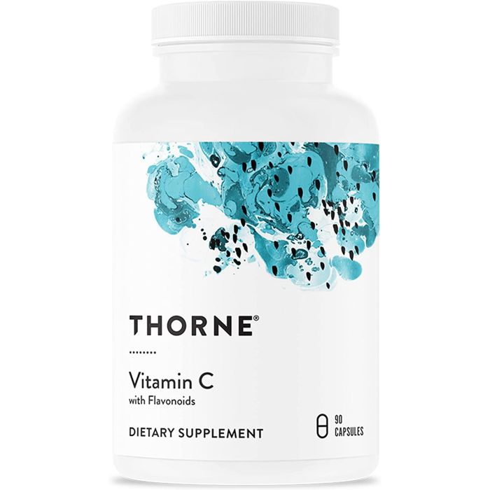 Thorne Vitamin C Natural Flavonoids Dietary Supplement 90 Caps - supplemynts.com