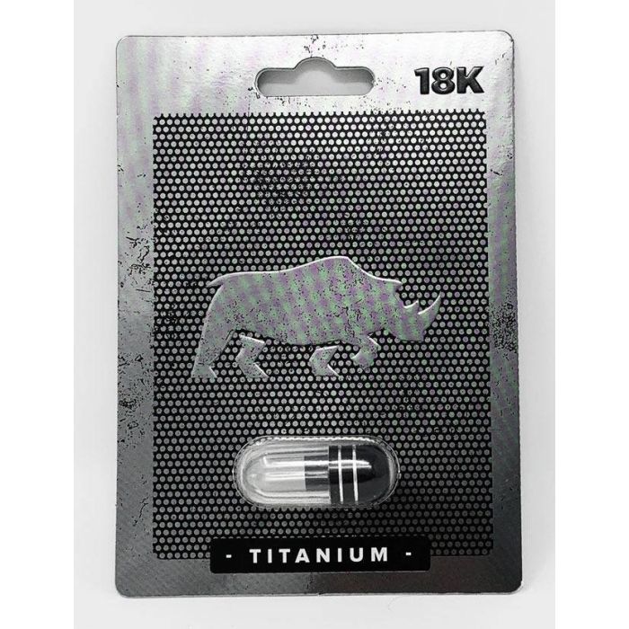 Titanium 18k Male Sexual Enhancement Black Silver Pill - supplemynts.com