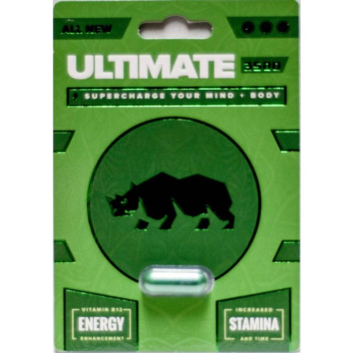Ultimate 3500 Green Pill Male Enhancement - supplemynts.com