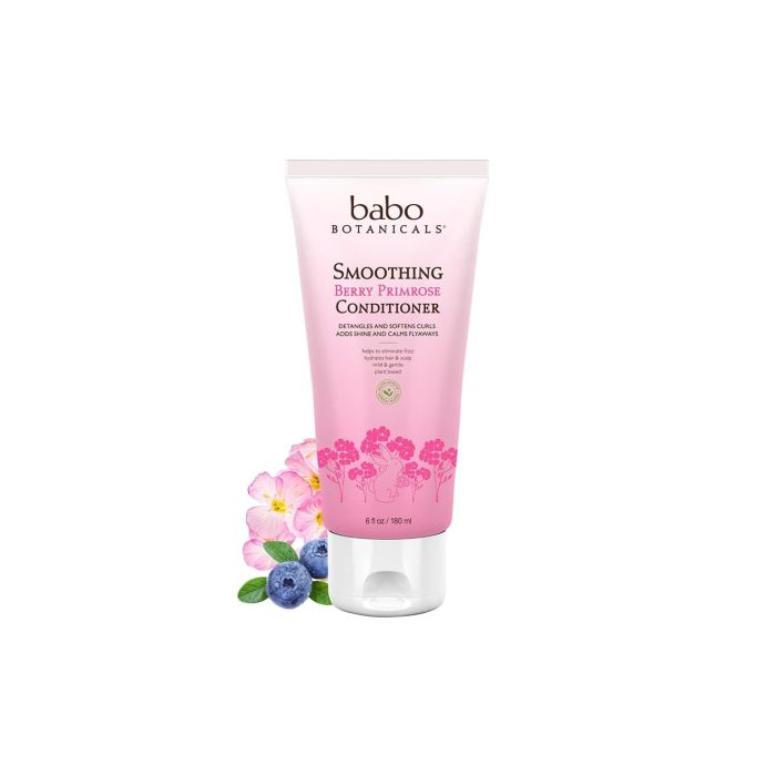 Vegan Smoothing Berry Primrose Conditioner 6 Oz Babo Botanicals - supplemynts.com