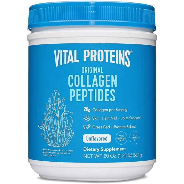 Vital Proteins Collagen Peptides Unflavored Health Support Powder - supplemynts.com