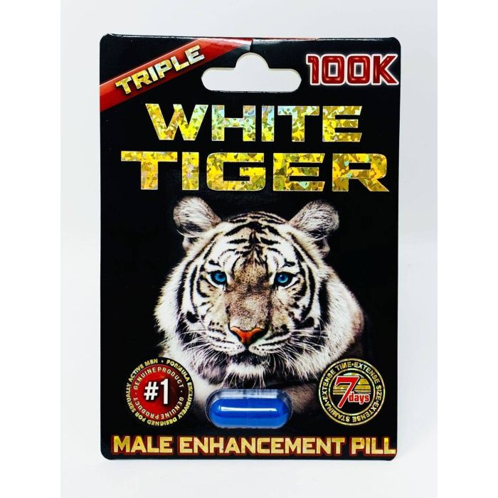 White Tiger 100k Triple Male Performance Enhancement Pill - supplemynts.com