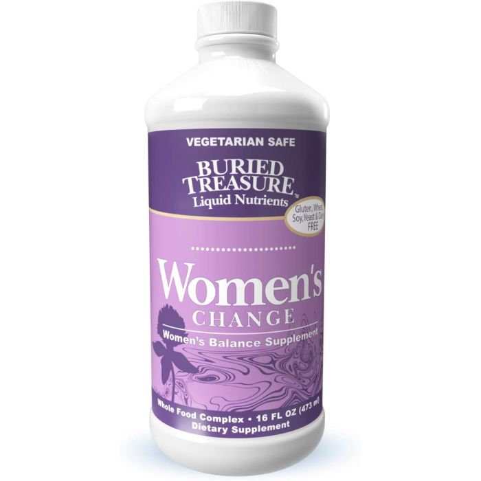 Womens Change Natural Menopause Support 16 Oz Buried Treasure - supplemynts.com