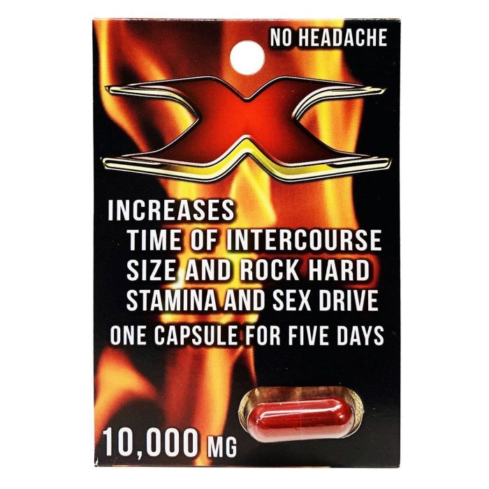 X 10000 Red Male Sexual Performance Enhancement Pill - supplemynts.com