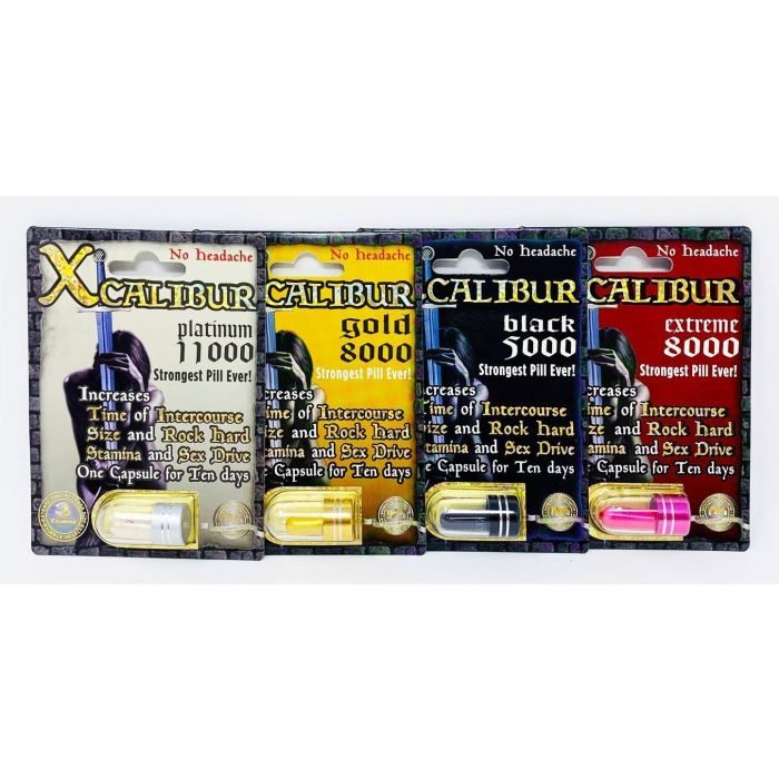Xcalibur Pack Male Sexual Performance Enhancement 4 Pills - supplemynts.com