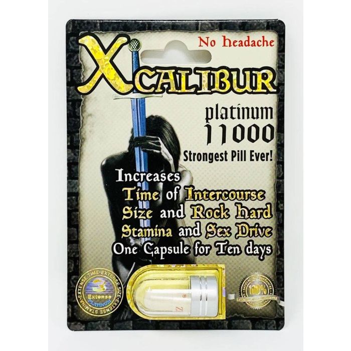 Xcalibur Platinum 11000 Male Sexual Performance Enhancement Pill - supplemynts.com