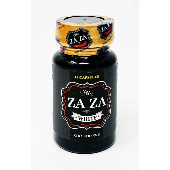 Za Za White Extra Strength 700mg Dietary Supplement 15 Pills Bottle - supplemynts.com