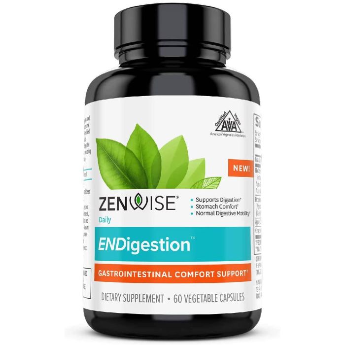 Zenwise Daily Endigestion Gastrointestinal Comfort Support 60 Caps - supplemynts.com