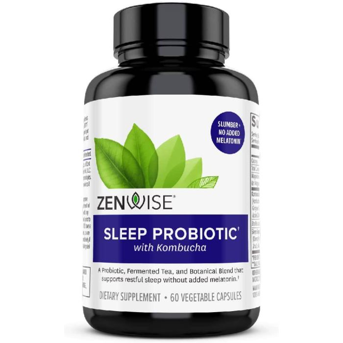 Zenwise Sleep Probiotic Kombucha Supplement 60 Veggie Capsules - supplemynts.com