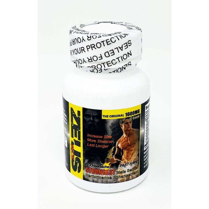 Zeus 1600mg Male Enhancement 12 Count Bottle Pill - supplemynts.com