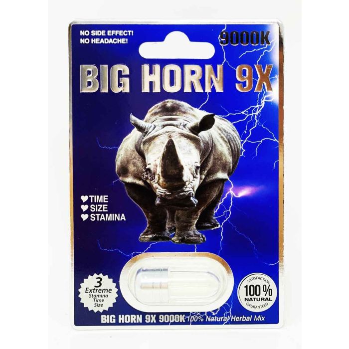 Big Horn 9X Male Sexual Enhancement 9000k Pill - supplemynts.com