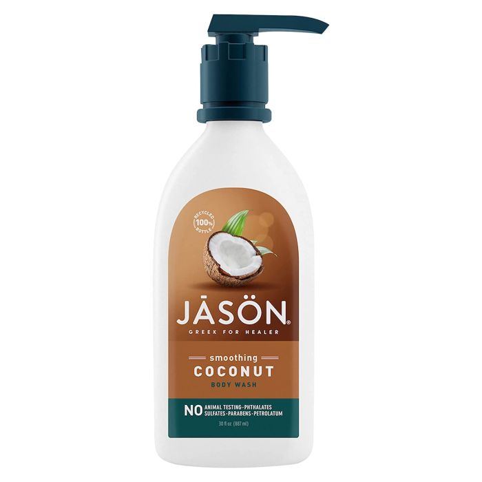 Jason Smoothing Coconut Body Wash 30 Oz Recycled Bottle Vegan - supplemynts.com