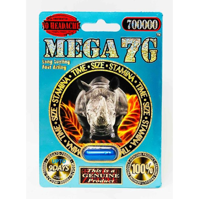Dr Rhino Blue Pill Mega 7G 700000 Male Sexual Enhancement - supplemynts.com