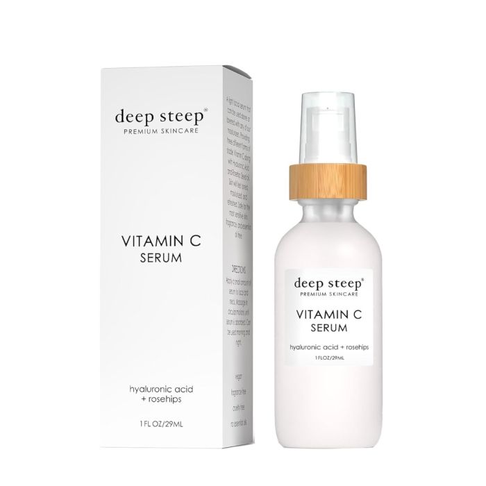 Deep Steep Skin Care Vitamin C Serum for Face and Neck