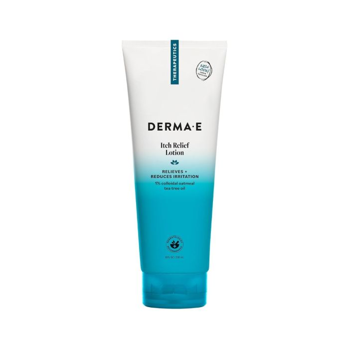 DERMA E lightweight moisturizing lotion for sensitive, dry and irritated skin, 8 oz