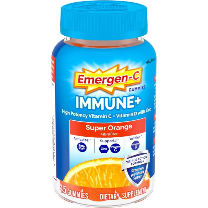 Emergen-C chewy immune support gummies formulated for convenient daily wellness use
