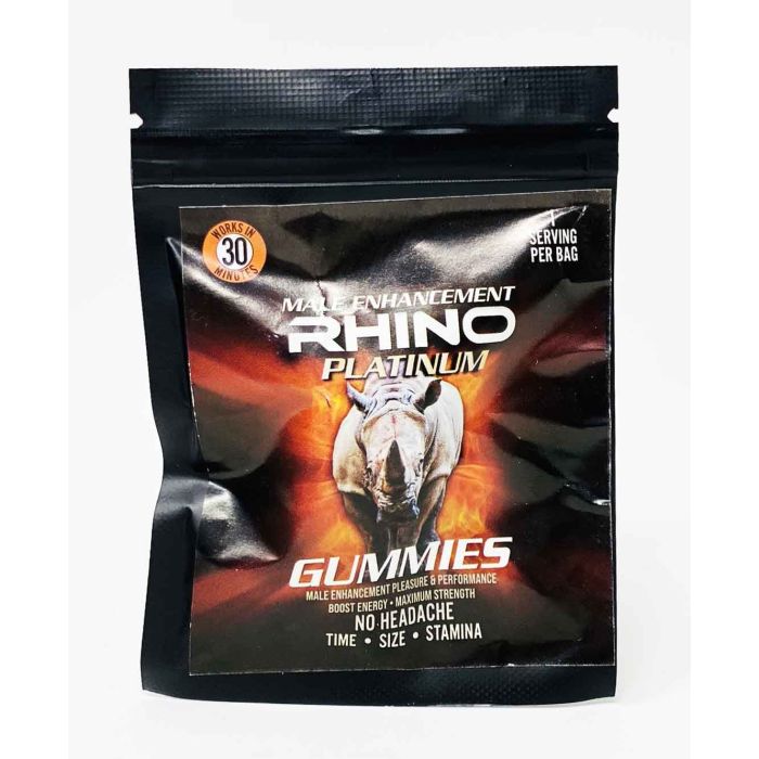 Platinum Rhino Gummies Male Sexual Dietary Supplement - supplemynts.com