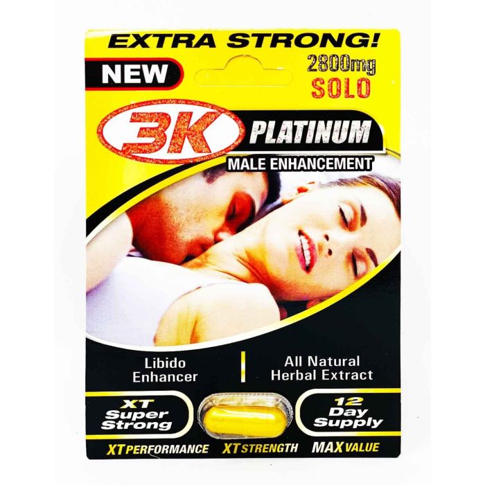 3 Ko Solo Gold Platinum Male Libido Enhancer Pill 2800mg - supplemynts.com
