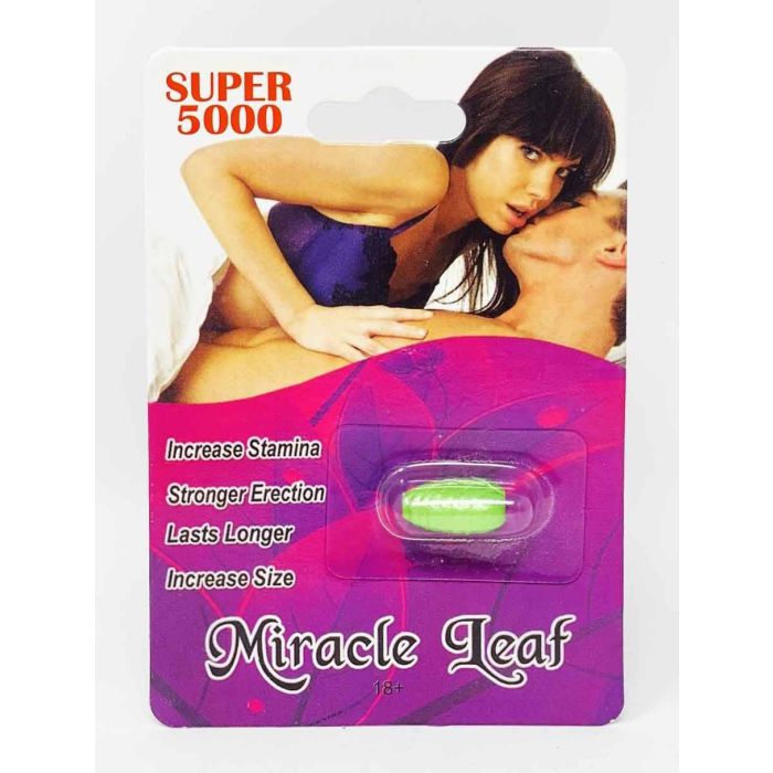 Miracle Leaf Super 5000 The Ultimate Male Enhancement Pill - supplemynts.com