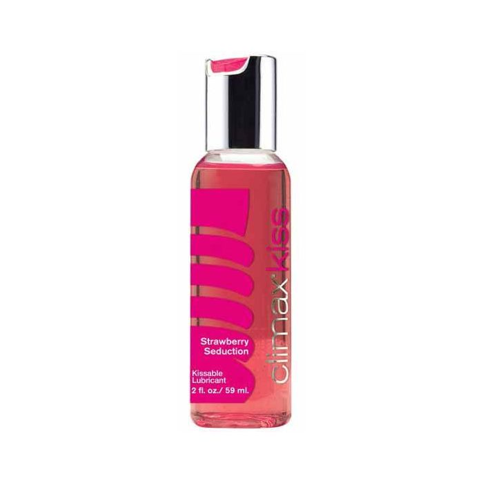 Climax Kiss Strawberry Kissable Seduction Lubricant 2 Oz - supplemynts.com