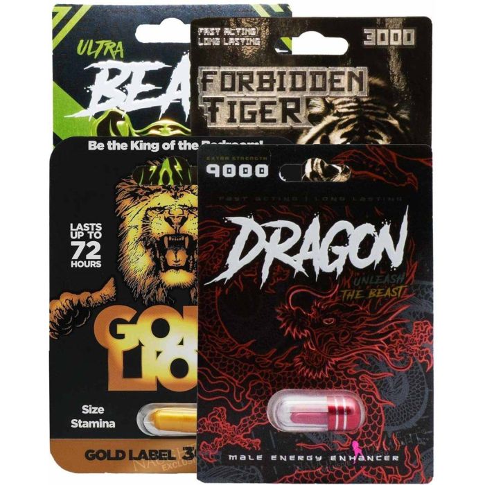 Mystical Wild Male Sex Supplement Sampler (bundle Of 4) - supplemynts.com