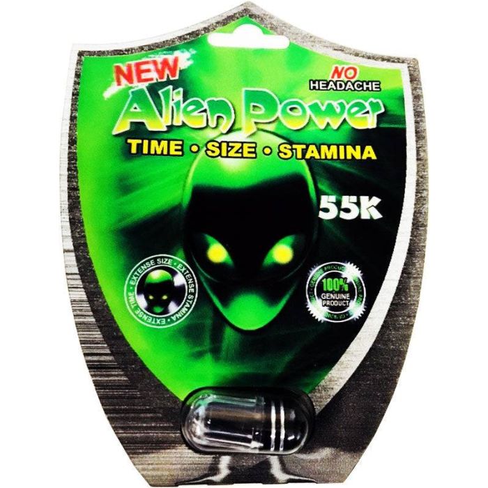 New Alien Power 55k Black Male Enhancement Pill - supplemynts.com