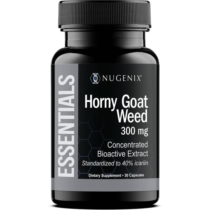 Nugenix Essentials Concentrated Bioactive Extract Horny Goat Weed - supplemynts.com