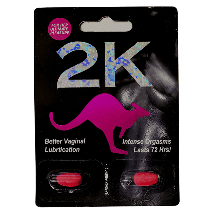 2K Kangaroo Pink Pill Female Enhancements Double Pack - supplemynts.com