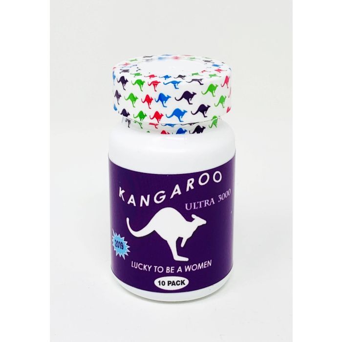 Kangaroo Ultra 3000 For Her Lucky To Be A Woman 10 Pill Bottle - supplemynts.com