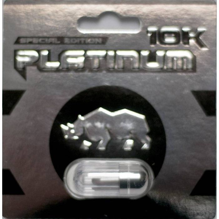 New Platinum 10k Rhino Male Enhancement Silver Pill - supplemynts.com