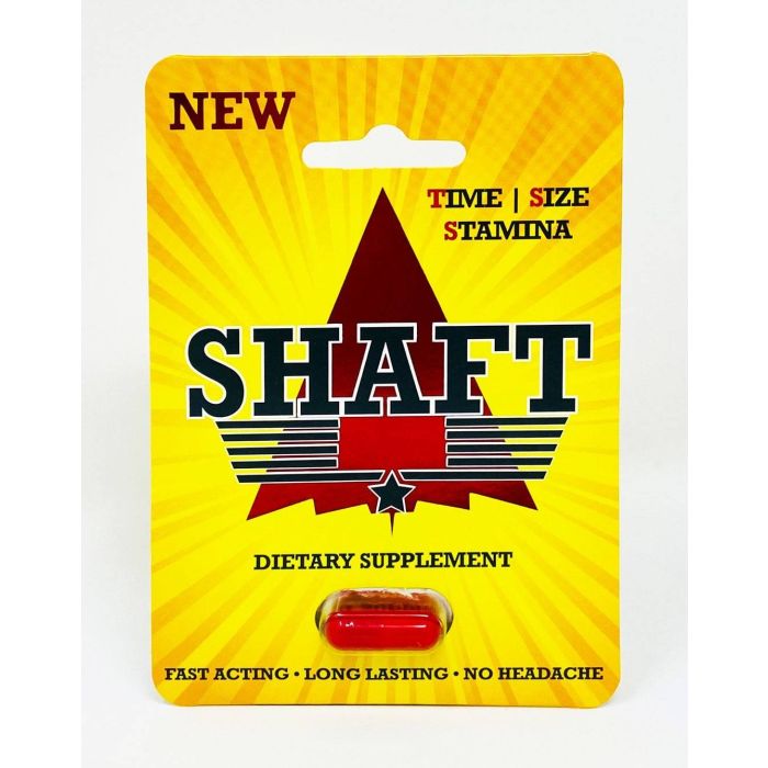 Shaft Dietary Supplement Male Enhancement 1800mg Red Pill - supplemynts.com