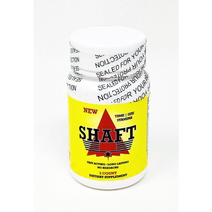 Shaft Dietary Supplement Male Enhancement 3ct Bottle 1800mg Pill - supplemynts.com
